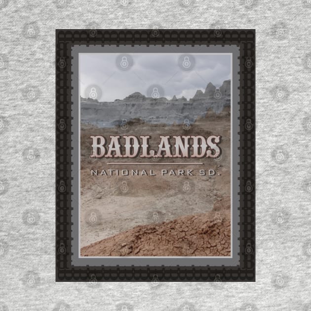 Badlands Stamp by Northofthepines